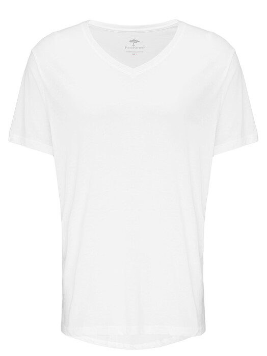Fynch-Hatton 2-Pack V-Neck T-Shirt Wit