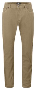 Fynch-Hatton 5-Pocket Micro Pattern Pants Beige