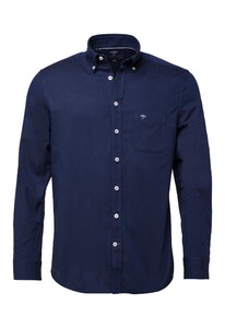 Fynch-Hatton All-Season Oxford Uni Shirt Navy