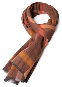 Fynch-Hatton Allover Check Pattern Sjaal Hazel