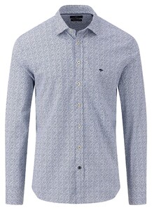 Fynch-Hatton Allover Mini Pattern Kent Overhemd Night