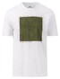 Fynch-Hatton Artwork Square Leaves T-Shirt White