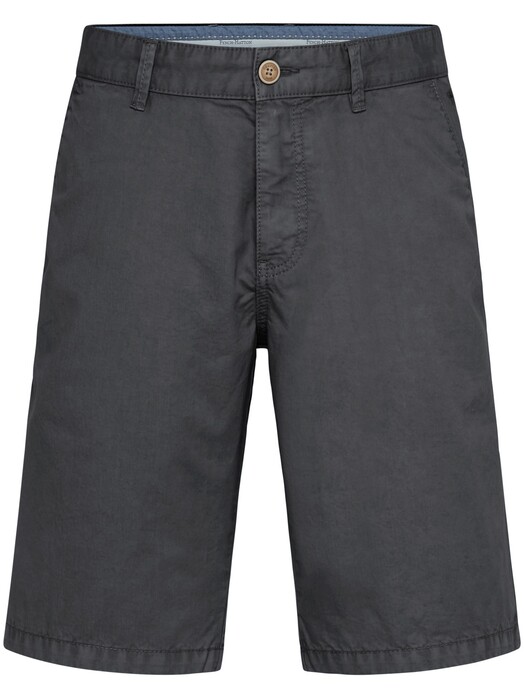 Fynch-Hatton Bermuda Shorts Cotton Garment Dyed Charcoal