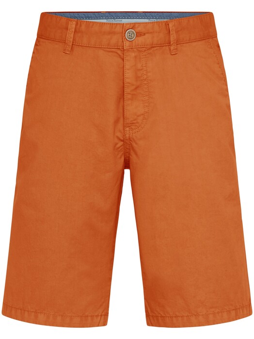 Fynch-Hatton Bermuda Shorts Cotton Garment Dyed Flame