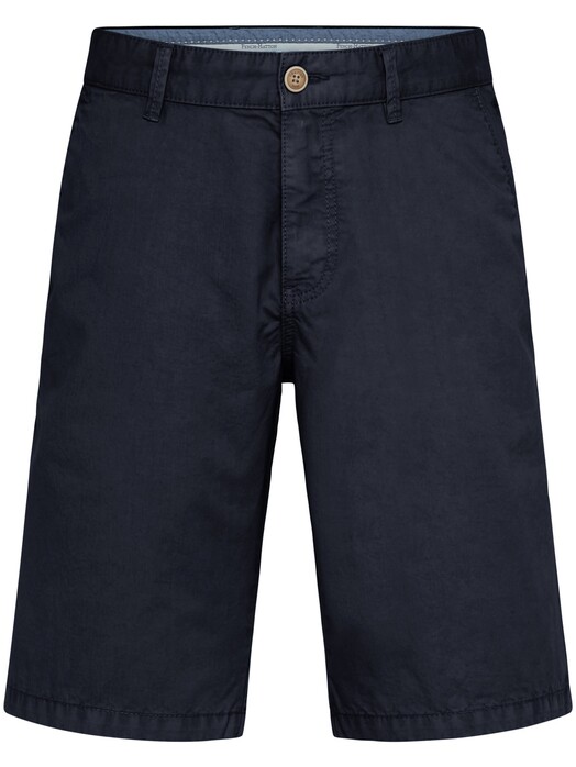 Fynch-Hatton Bermuda Shorts Cotton Garment Dyed Navy