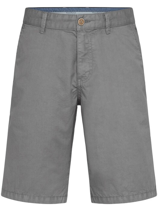 Fynch-Hatton Bermuda Shorts Cotton Garment Dyed Steel