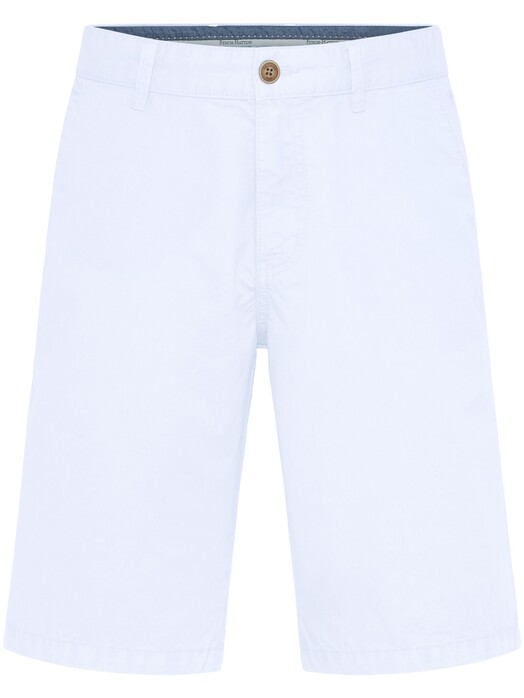 Fynch-Hatton Bermuda Shorts Cotton Garment Dyed White