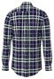 Fynch-Hatton Big Check Button Down Shirt Navy