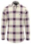 Fynch-Hatton Big Check Button Down Shirt Pale Blush