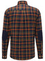 Fynch-Hatton Big Flannel Check Overhemd Burnt Sienna