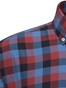 Fynch-Hatton Bold Check Button Down Flannel Shirt Amarena