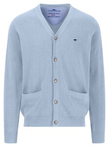 Fynch-Hatton Buttoned Cardigan Superfine Cotton Knit Vest Summer Breeze