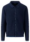 Fynch-Hatton Buttoned Cardigan Washed Texture Navy