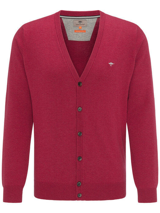 Fynch-Hatton Cardigan Button Vest Rood-Oranje