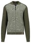 Fynch-Hatton Cardigan College Colorblock Dark Khaki