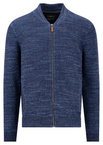 Fynch-Hatton Cardigan College Structure Vest Navy