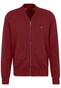 Fynch-Hatton Cardigan College Zipper Cotton Vest Scarlet