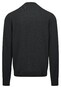 Fynch-Hatton Cardigan Stand-Up Zip Collar Superfine 3-Ply Cotton Black