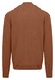 Fynch-Hatton Cardigan Stand-Up Zip Collar Superfine 3-Ply Cotton Hazel