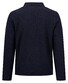 Fynch-Hatton Cardigan Zip Boiled Wool Navy