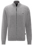 Fynch-Hatton Cardigan Zip Elbow Patches Cloudy