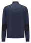 Fynch-Hatton Cardigan Zip Elbow Patches Lambswool Ink