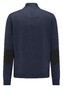 Fynch-Hatton Cardigan Zip Elbow Patches Lambswool Navy