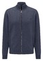 Fynch-Hatton Cardigan Zip Elbow Patches Lambswool Night