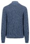 Fynch-Hatton Cardigan Zip Merino Cashmere Plated Structure Cloud Blue