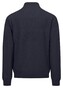 Fynch-Hatton Cardigan Zip Structure Mix Superfine Cotton Vest Navy