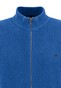 Fynch-Hatton Cardigan Zip Texture Knit Supersoft Cotton Vest Bright Ocean