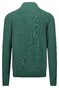 Fynch-Hatton Cardigan Zip Uni Color Structure Dark Emerald