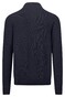 Fynch-Hatton Cardigan Zip Uni Color Structure Navy