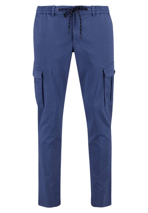 Fynch-Hatton Cargo Cotton Stretch Drawstring Pants Wave