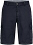 Fynch-Hatton Cargo Shorts Cotton Garment Dyed Bermuda Navy