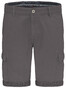 Fynch-Hatton Cargo Shorts Garment Dyed Bermuda Asphalt