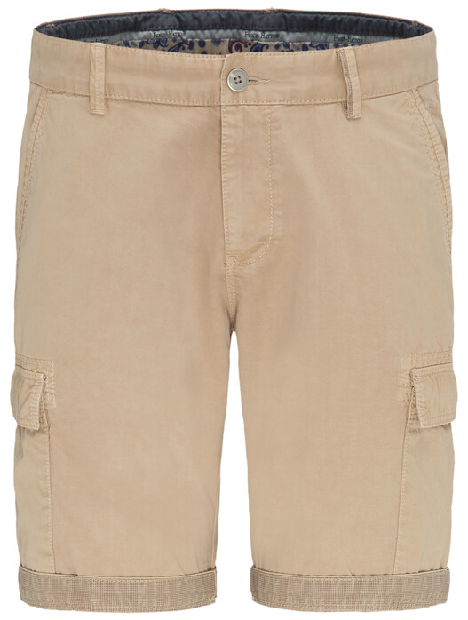 Fynch-Hatton Cargo Shorts Garment Dyed Bermuda Sand