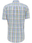 Fynch-Hatton Check Story Button Down Overhemd Cypress-Blue