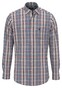 Fynch-Hatton Classic Allover Multi Check Overhemd Cloud Blue