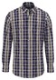 Fynch-Hatton Classic Allover Multi Check Overhemd Navy