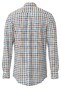 Fynch-Hatton Classic Combi Check Button Down Overhemd Rust-Multi