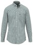 Fynch-Hatton Classic Vichy Button-Down Overhemd Dark Emerald