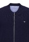 Fynch-Hatton College Cardigan Knit Superfine Cotton Vest Navy