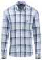 Fynch-Hatton Colorful Large Checks Shirt Crystal Blue