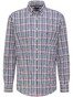 Fynch-Hatton Colorful Multi Check Shirt Azure