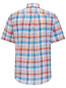Fynch-Hatton Colourful Linen Check Overhemd Abrikoos