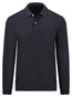 Fynch-Hatton Cotton Interlock Longsleeve Polo Navy