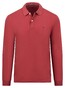 Fynch-Hatton Cotton Interlock Longsleeve Polo Ruby Red