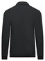 Fynch-Hatton Cotton Interlock Longsleeve Polo Zwart