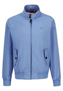 Fynch-Hatton Cotton Jacket Uni Zip High Collar Light Sky